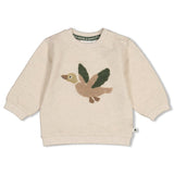 Feetje sweat Wiggle and Waddle offwhite melange 51602840