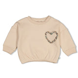 Feetje sweat coupe ample Lucky Bloombird offwhite 51602887