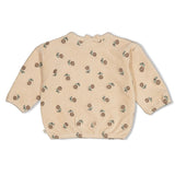 Feetje sweat en velours côtelé brodé Lucky Bloombird offwhite 51602915