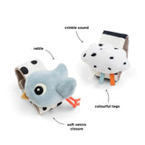 Done by Deer bracelet hochet happy clouds blue (lot de 2) 4343702