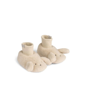Liewood chaussons peluche lapin Beth mist LW20240