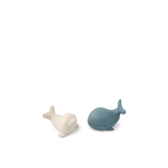 Liewood jouets de bain flottants Duncan whale blue/sandy LW20422