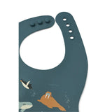 Liewood lot de 2 bavoirs en silicone ember artic sea/ocean LW20119-2501