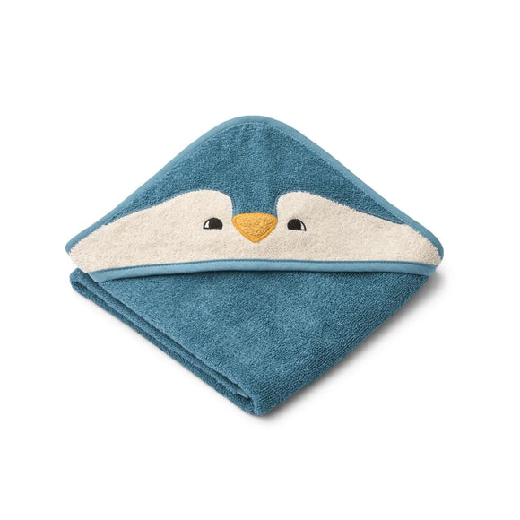 Liewood cape de bain Albert pingouin LW20311-2563