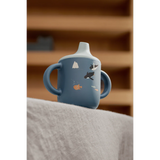 Liewood tasse d'apprentissage en silicone Neil artic sea/ocean view LW13060