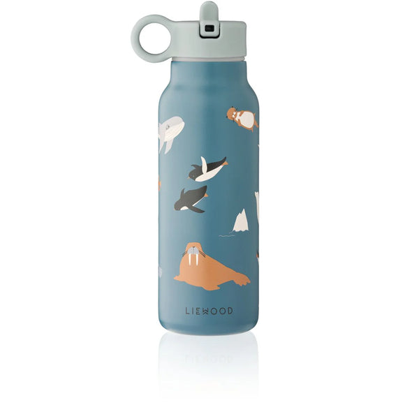 Liewood gourde Falk 350ml artic sea/ocean view LW19617