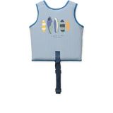 Liewood gilet de natation Dove rayé riverside/crème de la crème LW20739/2398