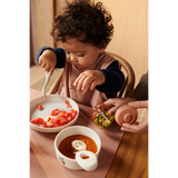 Liewood set repas en silicone Vivi peach/sea shell mix LW15135