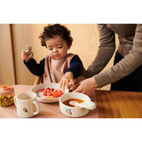 Liewood set repas en silicone Vivi peach/sea shell mix LW15135