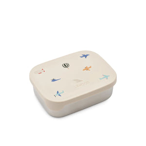 Liewood Lunch box Arthur en Tritan Aviator / Ecru LW14982