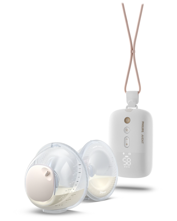 Avent tire-lait électrique mains libres double SCF532/11 + sac à langer à dos GRATUIT