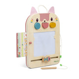 Lilliputiens ardoise magique en bois Jeanne le chat 83650