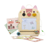 Lilliputiens ardoise magique en bois Jeanne le chat 83650