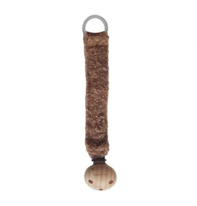 Chewies&More attache sucette teddy taupe JSCL-ANIMAL-T1