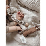 Babyshower attache-tetine wood wild print WOODWIP