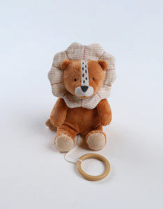 Noukie's peluche mini-musicale Babou en veloudoux caramel N2240.21