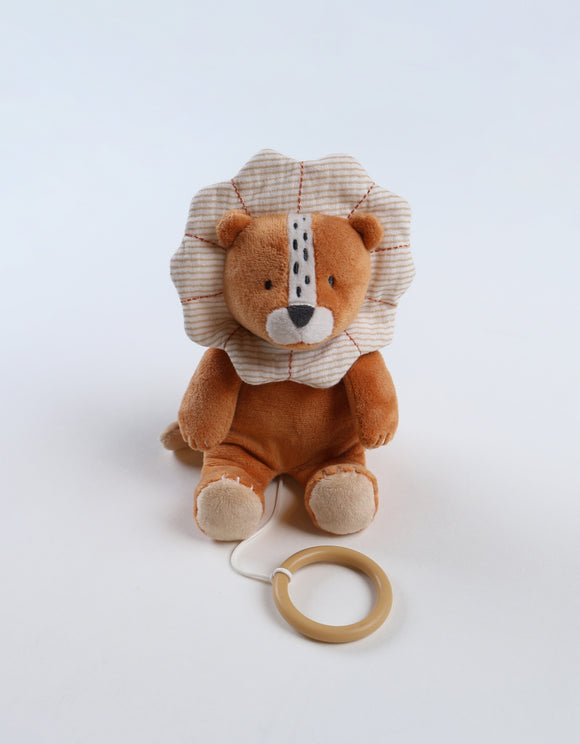 Noukie's peluche mini-musicale Babou en veloudoux caramel N2240.21