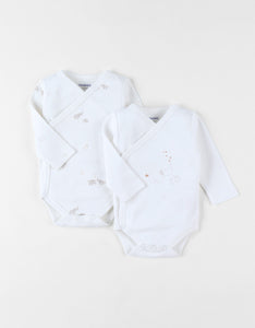 Noukie's body croisé en jersey Bio (lot de 2) T2450181