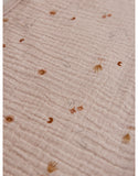 Noukie's Bali, Moka & Snow draps tétra en gaze de coton colombes (lot de 3) BB2451.57
