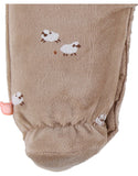 Noukie's pyjama bébé en velours marron avec broderie mouton Z2590132
