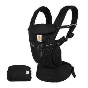 Ergobaby Omni breeze onyx black BCZ360PONYX + tapis à langer nomade pliable GRATUIT