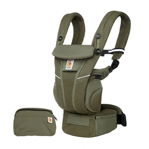 Ergobaby Omni breeze olive green BCZ360POLIVE + tapis à langer nomade pliable GRATUIT
