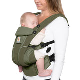 Ergobaby Omni breeze olive green BCZ360POLIVE + tapis à langer nomade pliable GRATUIT