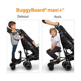 Lascal planche à roulettes BuggyBoard Maxi+ avec siège intégré black 11051