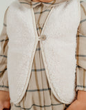 Noukie's veste sans manches taupe en sherpa Z2559151