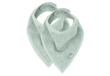 Jollein bavoir bandana en éponge ash green (lot de 2) 029-867-00095