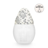Elhée biberon 0m+ anti-colique 240ml Tartine et chocolat "Toile de Jouy" gris