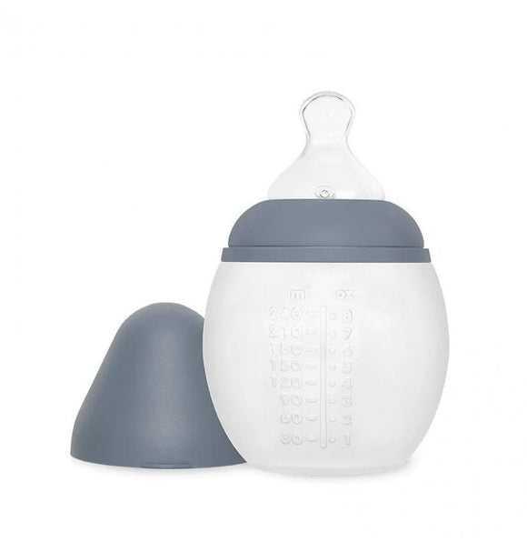 Elhée biberon 0m+ anti-colique 240ml blue grey