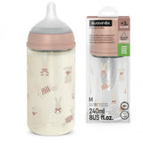 Suavinex biberon Sxpro en verre 240ml Wonderland lapin rose 309422