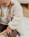 Noukie's veste en sherpa écru Z2558341