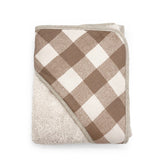 Babyshower cape de bain vichy caramel CAPAVCM