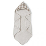 Babyshower cape de bain vichy caramel CAPAVCM