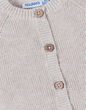 Noukie's Gilet en tricot fin, beige chiné Z2400009