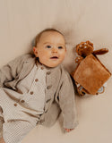 Noukie's gilet en tricot coton beige Z2506001