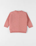 Noukie's gilet en tricot coton rose Z2505001