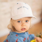 Chamaye casquette rayé crème Petit amour CAS-PETIT-AMOUR-RAY-CREME