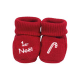 Trois Kilos Sept chaussons de naissance "Mon 1er Noël" 812 5012