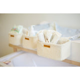 Childhome paniers de rangement suspendus 21x14x10cm + 14x10x10cm (lot de 3) CHHBCHTTOW