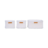 Childhome paniers de rangement suspendus 21x14x10cm + 14x10x10cm (lot de 3) CHHBCHTTOW