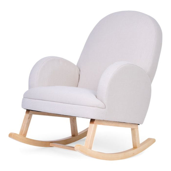 Childhome fauteuil à bascule lin beige CHRCLBE