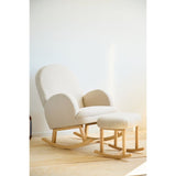Childhome fauteuil à bascule lin beige CHRCLBE