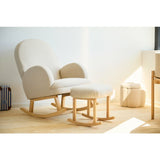 Childhome fauteuil à bascule lin beige CHRCLBE