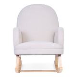 Childhome fauteuil à bascule lin beige CHRCLBE