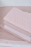 Baby's only couverture berceau teddy old pink lin BO-031.013.007.48