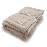 Babyshower couverture polaire large nude powder FBXLNUD