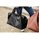 Childhome sac à langer Mommy bag signature simili cuir noir CWMBBSLBL